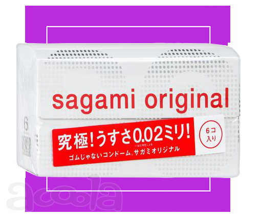 УЛЬТРАТОНКИЕ ПРЕЗЕРВАТИВЫ SAGAMI ORIGINAL 0.02 - 6 ШТ. от Love Monster
